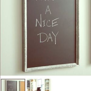 Galvanized Frame Chalk Board
